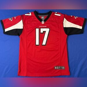 Rare Nike Devin Hester Atlanta Falcons #17 Home Red Game Jersey Youth L 14-16